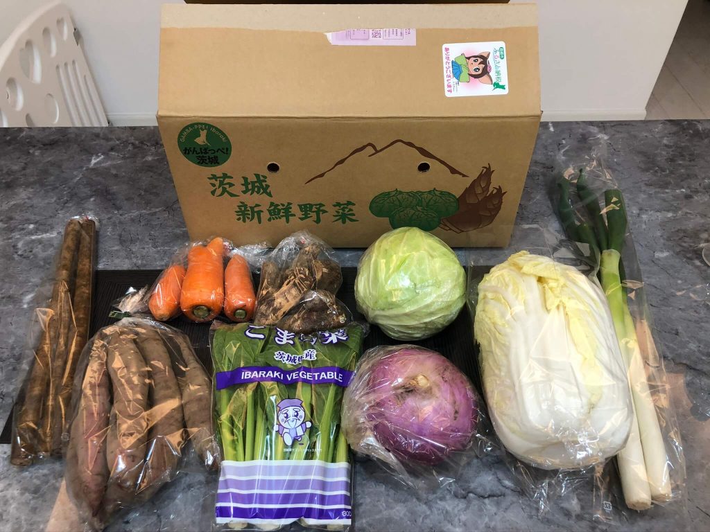 茨城県産自然栽培野菜セットをお試し・おお槻農園＠百笑懸命34