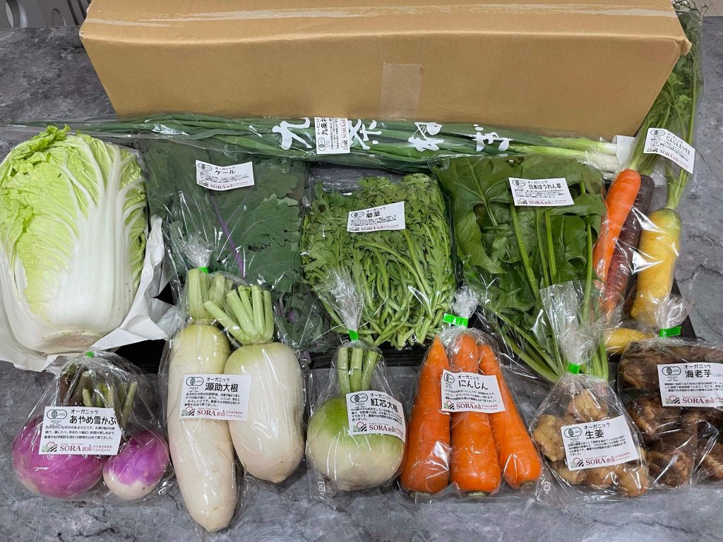 京都府京丹後市、SORA農園の有機野菜セットの感想24