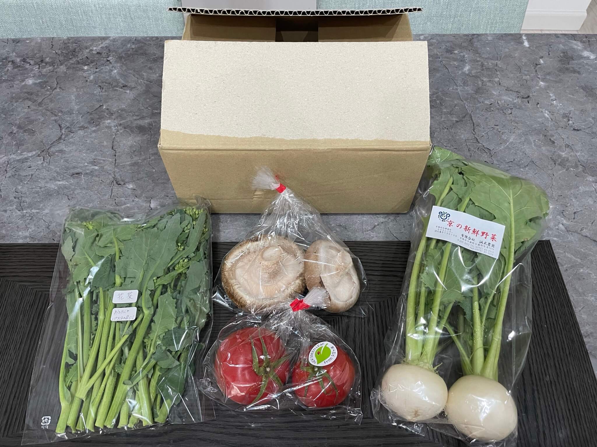 「丹後王国こだわり市場」で京都産の野菜セットをお試し２３